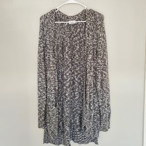 Old Navy Black & White Cardigan - Size XL